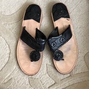 Black Jack Rogers Sandals